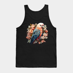 Parakeet colorful floral Tank Top